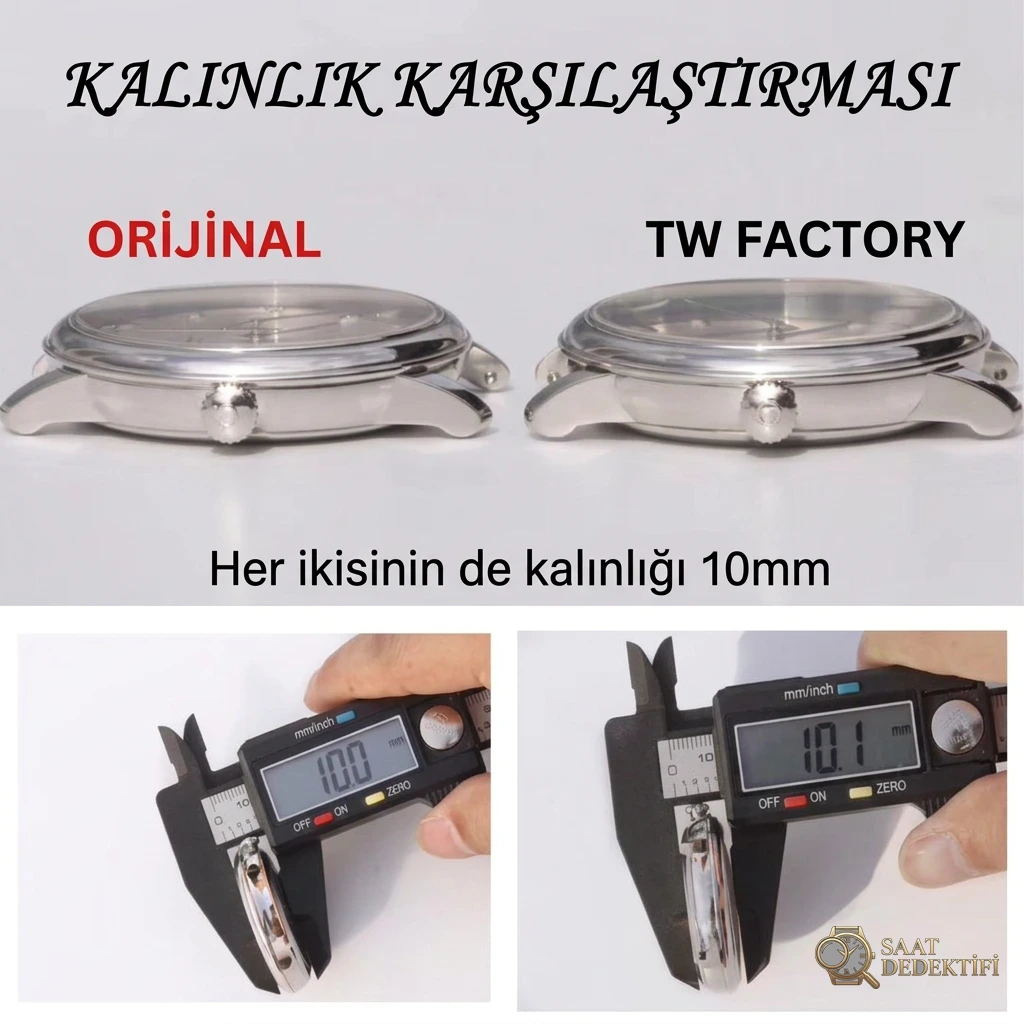 TW Factory Omega De Ville Prestige Orijinal Karşılaştırması - Makro Laboratuvar ve Detay İncelemesi