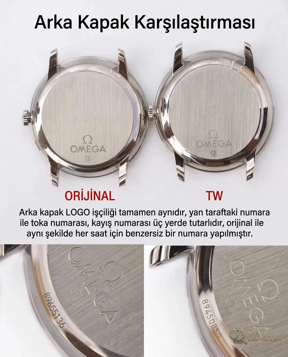 TW Factory Omega De Ville Prestige Orijinal Karşılaştırması - Makro Laboratuvar ve Detay İncelemesi
