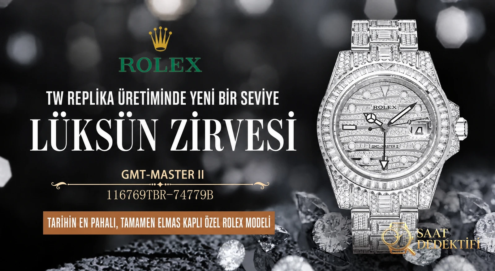 Rolex GMT-Master II TW Factory İncelemesi - Ön Görünüm ve Kasa Tasarımı