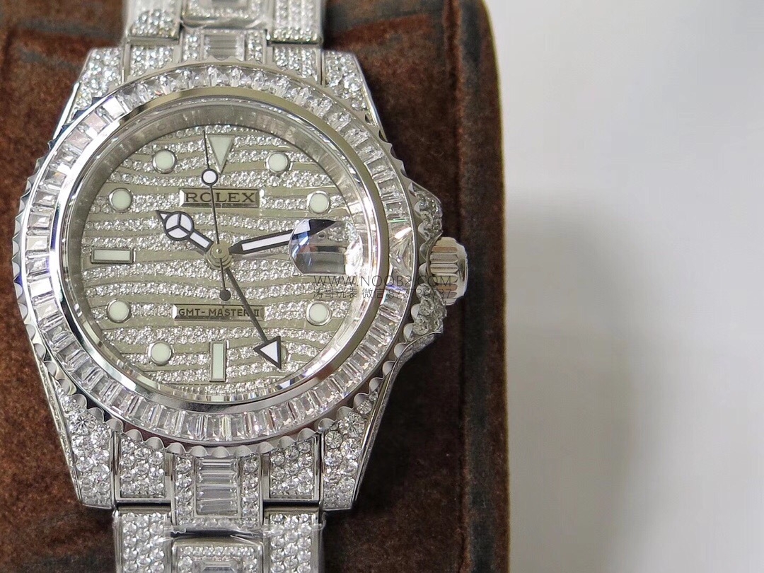 TW Factory Rolex yıldız gökyüzü elmas kaplı özel versiyon replika saat incelemesi — 3. fotoğraf