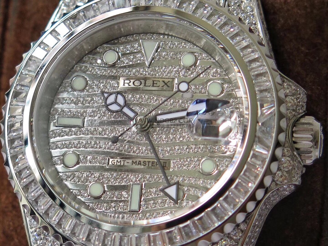 TW Factory Rolex yıldız gökyüzü elmas kaplı özel versiyon replika saat incelemesi — 4. fotoğraf