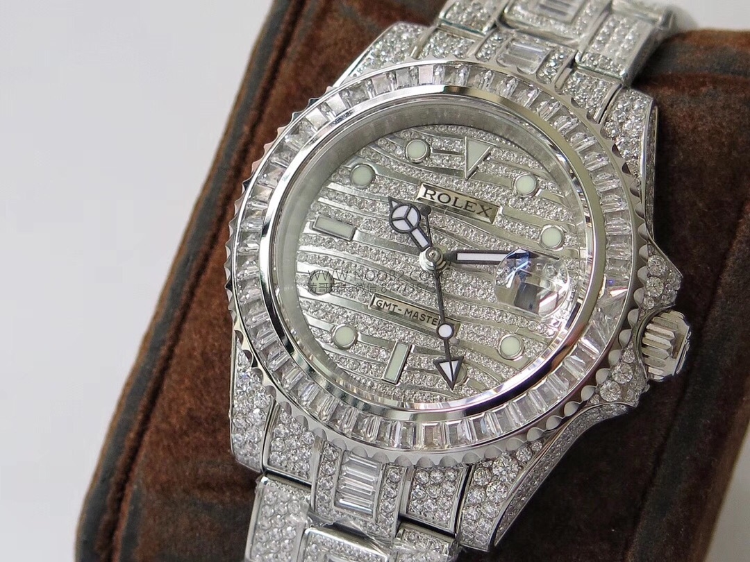 TW Factory Rolex yıldız gökyüzü elmas kaplı özel versiyon replika saat incelemesi — 6. fotoğraf