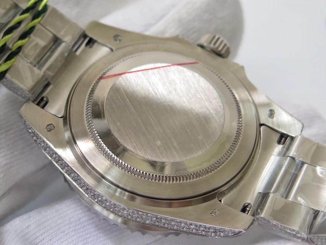 TW Factory Rolex yıldız gökyüzü elmas kaplı özel versiyon replika saat incelemesi — 7. fotoğraf