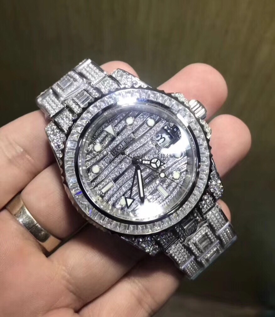 TW Factory Rolex yıldız gökyüzü elmas kaplı özel versiyon replika saat incelemesi — 11. fotoğraf