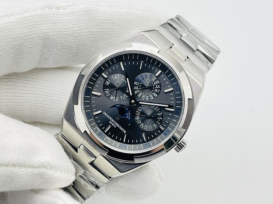 TWS Factory Vacheron Constantin Overseas serisi 4300V/120G-B102 sonsuz takvimli çok fonksiyonlu kol saati incelemesi — 8. fotoğraf