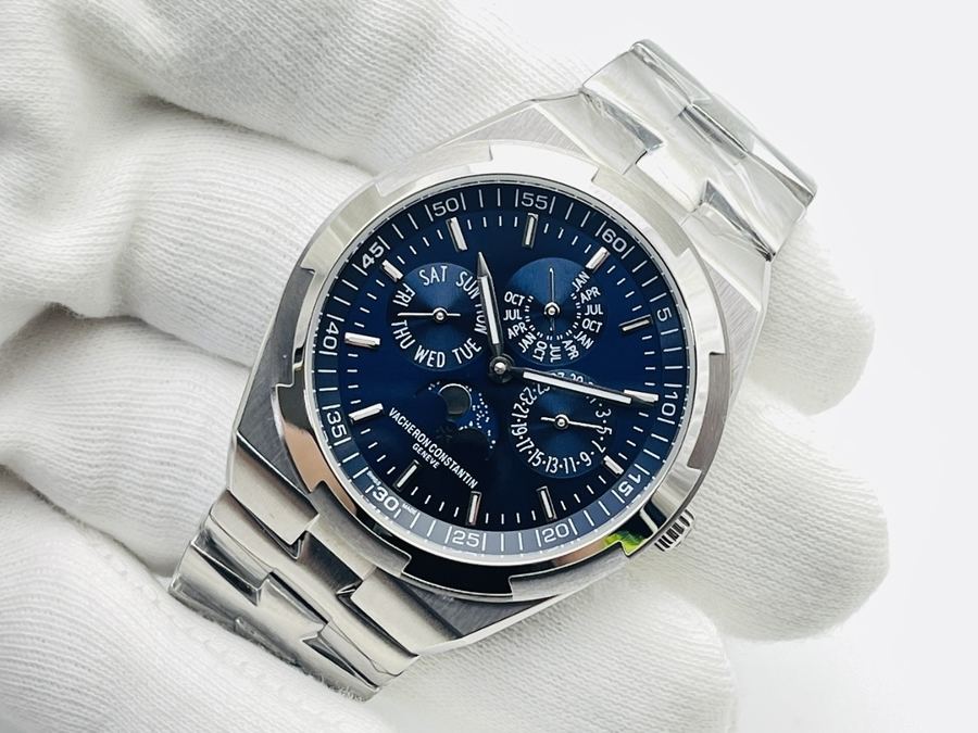 TWS Factory Vacheron Constantin Overseas serisi 4300V/120G-B102 sonsuz takvimli çok fonksiyonlu kol saati incelemesi — 15. fotoğraf