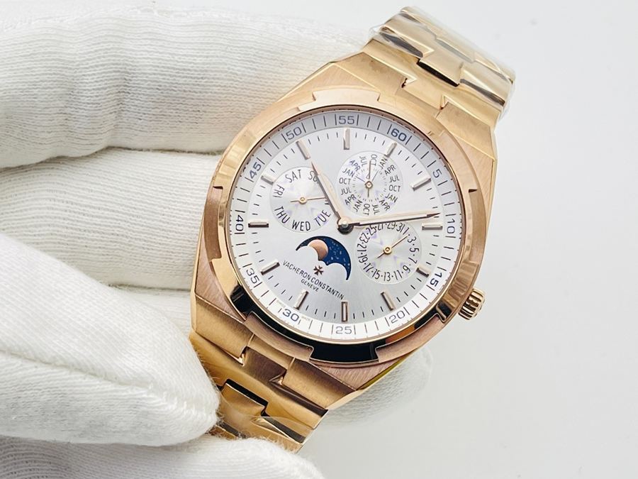 TWS Factory Vacheron Constantin Overseas serisi 4300V/120G-B102 sonsuz takvimli çok fonksiyonlu kol saati incelemesi — 22. fotoğraf