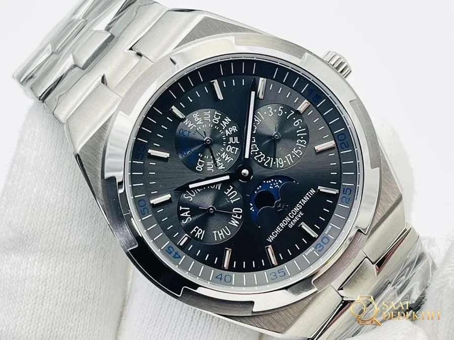 TWS Factory Vacheron Constantin Overseas serisi 4300V/120G-B102 sonsuz takvimli çok fonksiyonlu kol saati incelemesi - Fosfor ve Super-LumiNova Gece Görünümü
