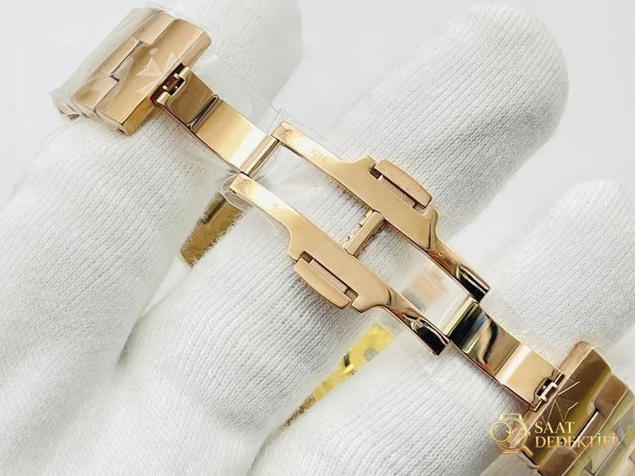 TWS Factory Vacheron Constantin Overseas serisi 4300V/120G-B102 sonsuz takvimli çok fonksiyonlu kol saati incelemesi - Kadran Güneş Işını (Sunburst) Efekti