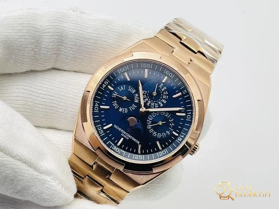 TWS Factory Vacheron Constantin Overseas serisi 4300V/120G-B102 sonsuz takvimli çok fonksiyonlu kol saati incelemesi - Dalgıç Kilit Uzatması ve Toka Güvenliği