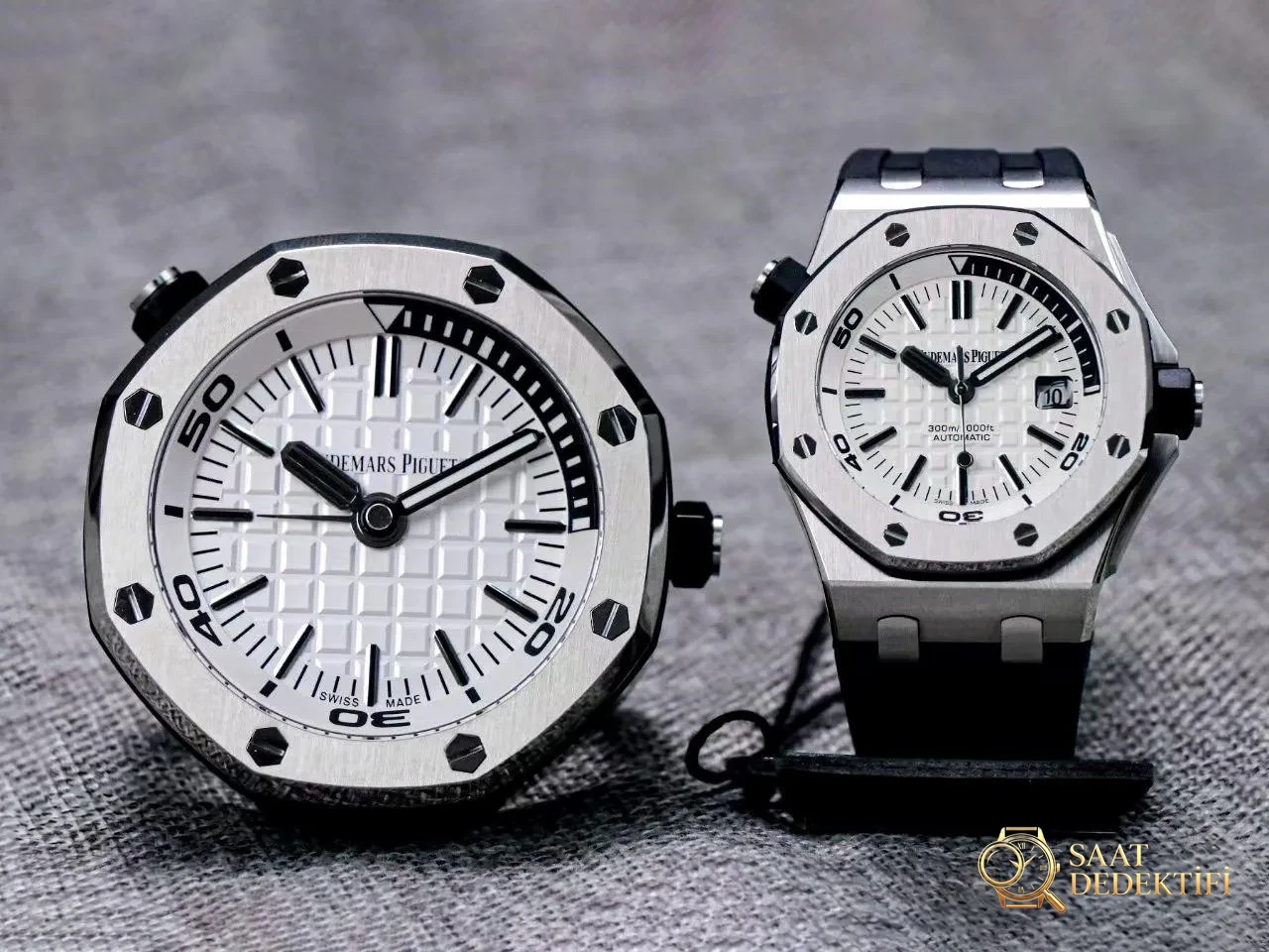 TZ Audemars Piguet Royal Oak serisi masa saati ayarlama yöntemi nasıl? - Kasa Profili ve Kurma Kolu İncelemesi