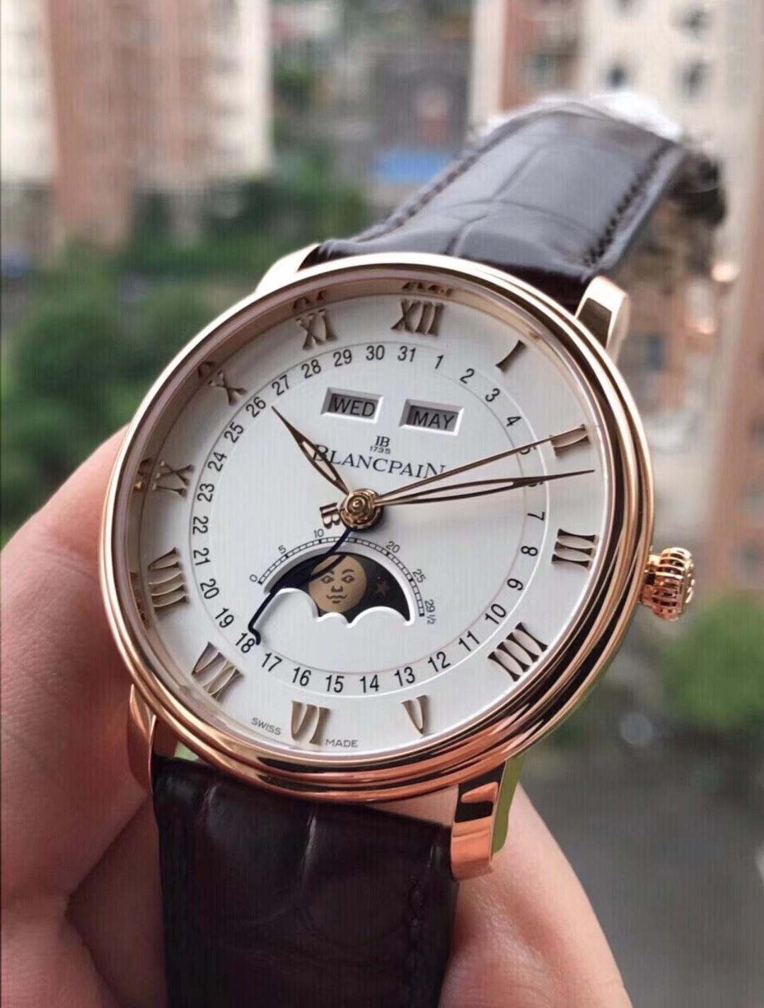 Üç ünlü ay evreli replika saat: Longines Master Collection, Jaeger-LeCoultre Master ve Blancpain 6654'ten hangisi daha üstün? — 7. fotoğraf