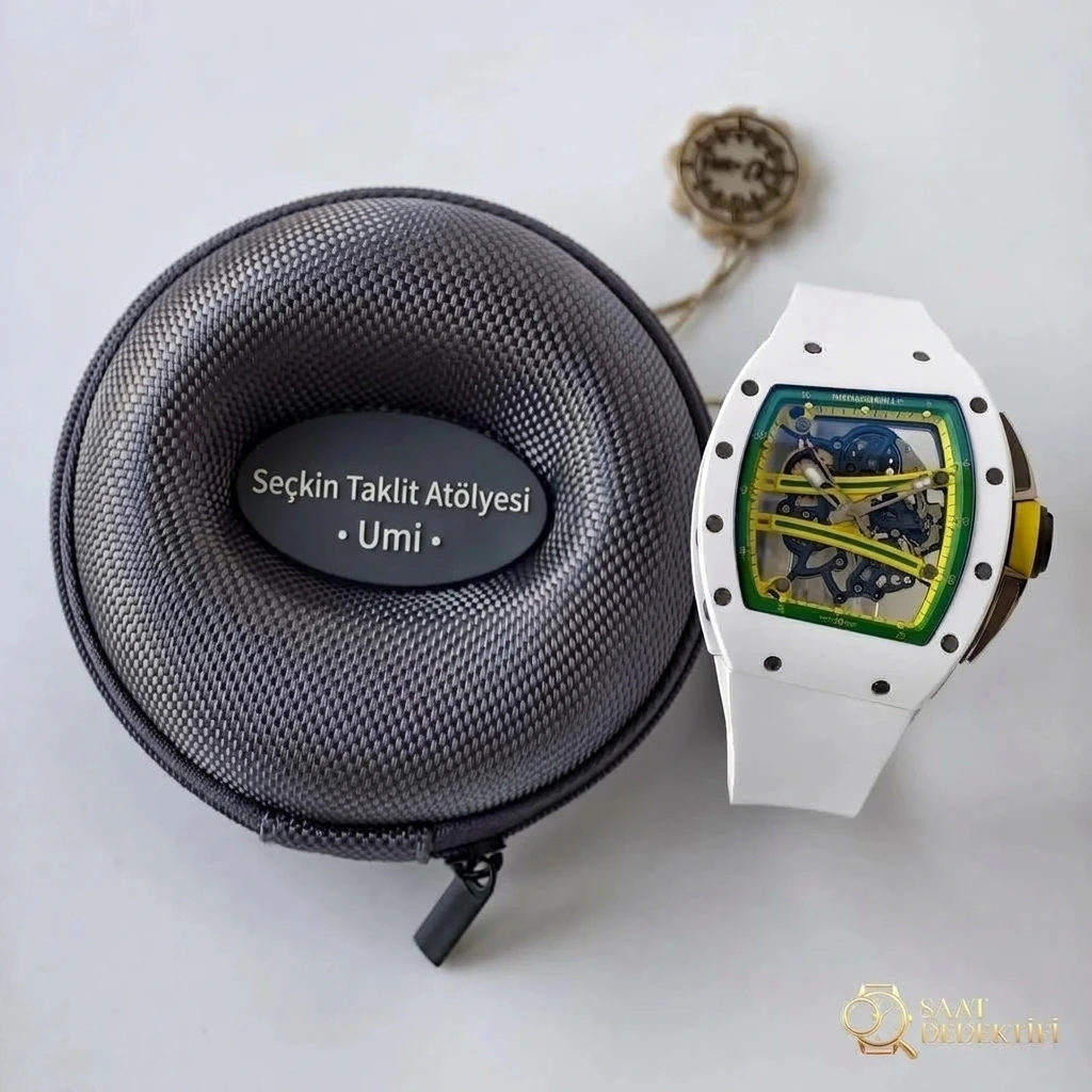 UMI Modifikasyon Atölyesi · Üst düzey özel yapımın zirvesi, piyasanın en donanımlı versiyonu - Richard Mille RM055/RM061 üst düzey efsane model - Kadran Detayı ve Bezel İşçiliği