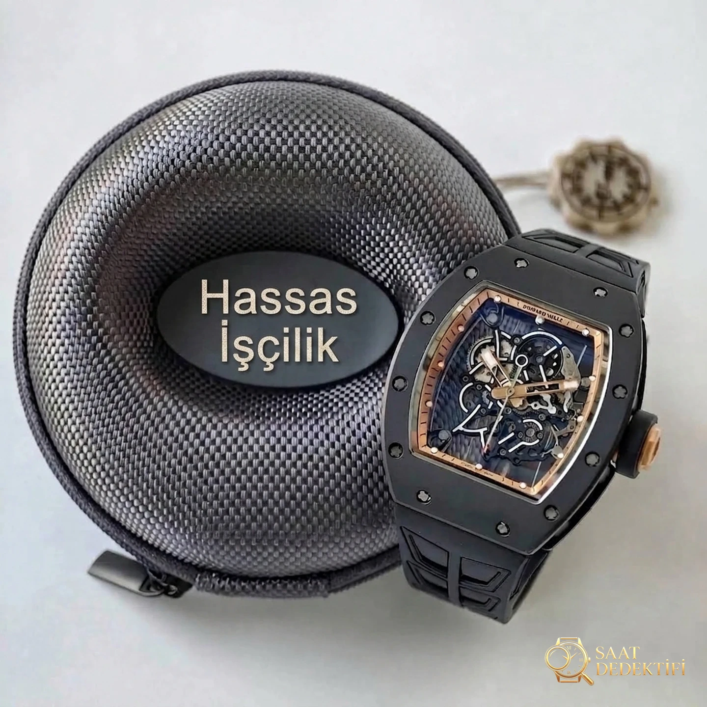 UMI Modifikasyon Atölyesi · Üst düzey özel yapımın zirvesi, piyasanın en donanımlı versiyonu - Richard Mille RM055/RM061 üst düzey efsane model - Arka Kapak ve Mekanizma Detayı