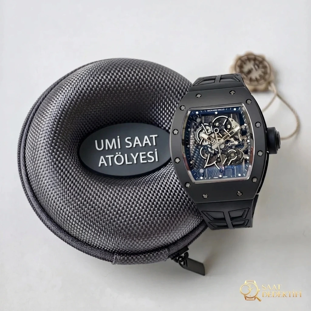 UMI Modifikasyon Atölyesi · Üst düzey özel yapımın zirvesi, piyasanın en donanımlı versiyonu - Richard Mille RM055/RM061 üst düzey efsane model - Bilezik, Toka ve Klips Mekanizması