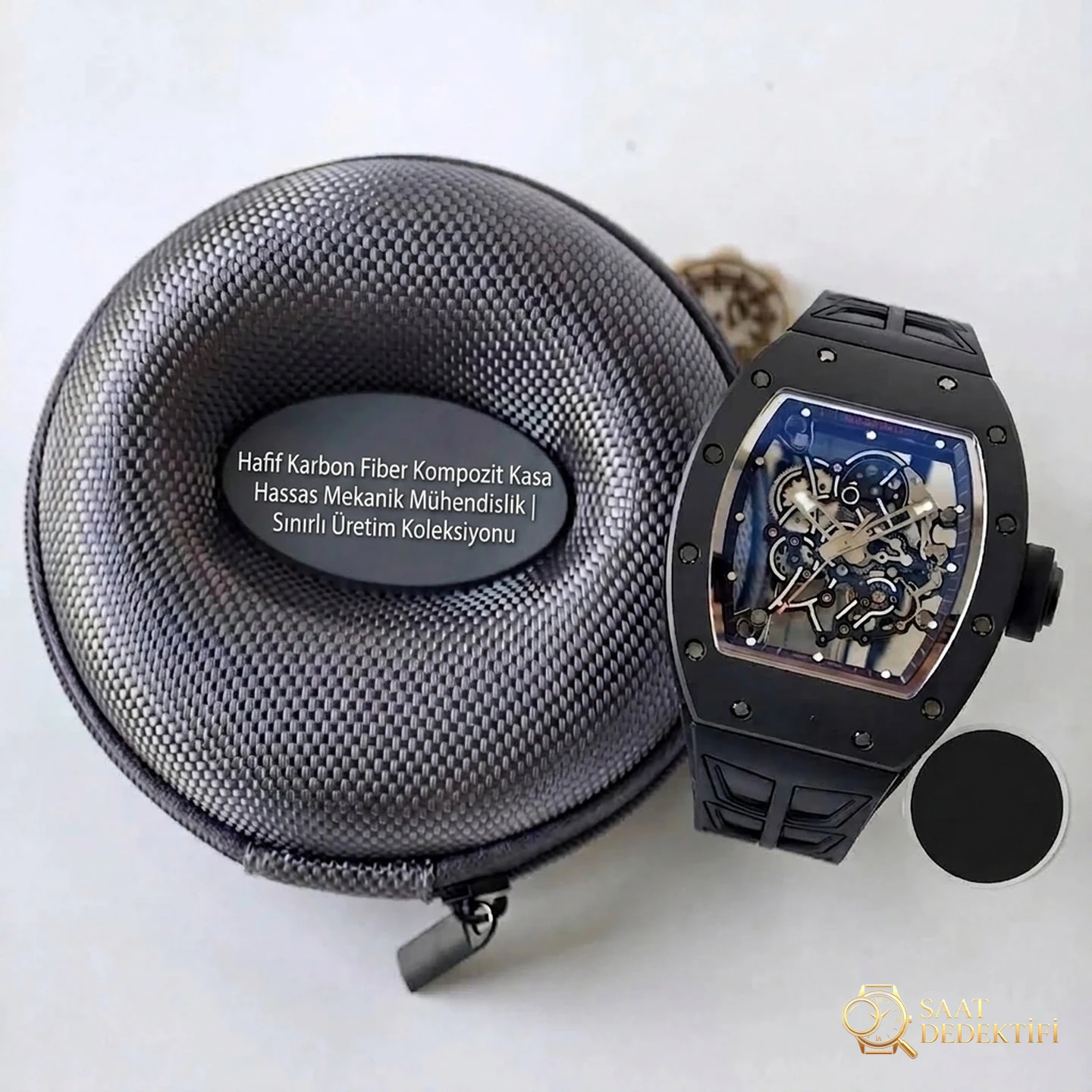 UMI Modifikasyon Atölyesi · Üst düzey özel yapımın zirvesi, piyasanın en donanımlı versiyonu - Richard Mille RM055/RM061 üst düzey efsane model - Fosfor ve Super-LumiNova Gece Görünümü