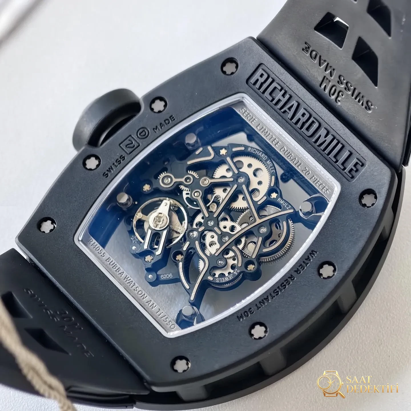 UMI Modifikasyon Atölyesi · Üst düzey özel yapımın zirvesi, piyasanın en donanımlı versiyonu - Richard Mille RM055/RM061 üst düzey efsane model - Kurma Kolu Yivleri ve Tutuş Dokusu