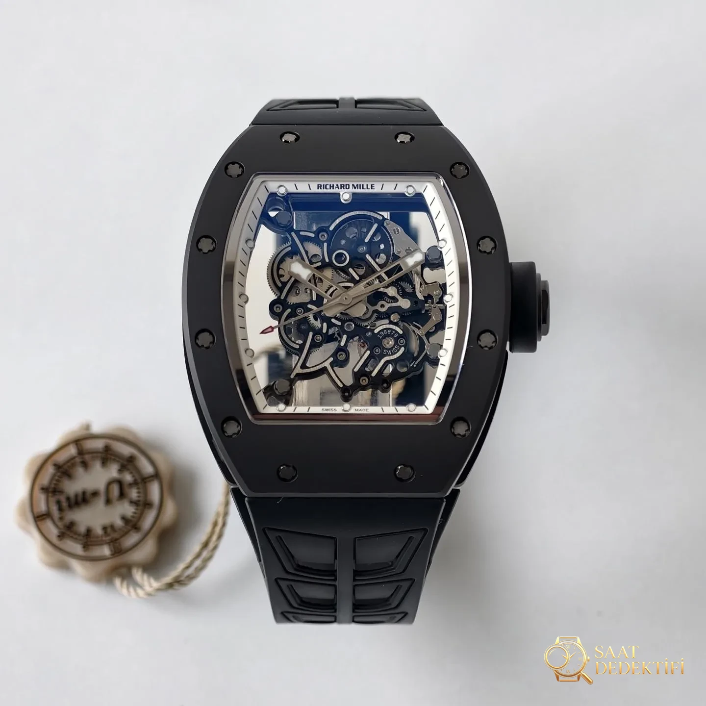 UMI Modifikasyon Atölyesi · Üst düzey özel yapımın zirvesi, piyasanın en donanımlı versiyonu - Richard Mille RM055/RM061 üst düzey efsane model - Kurma Kolu Dişli Hissiyatı ve Kurulum