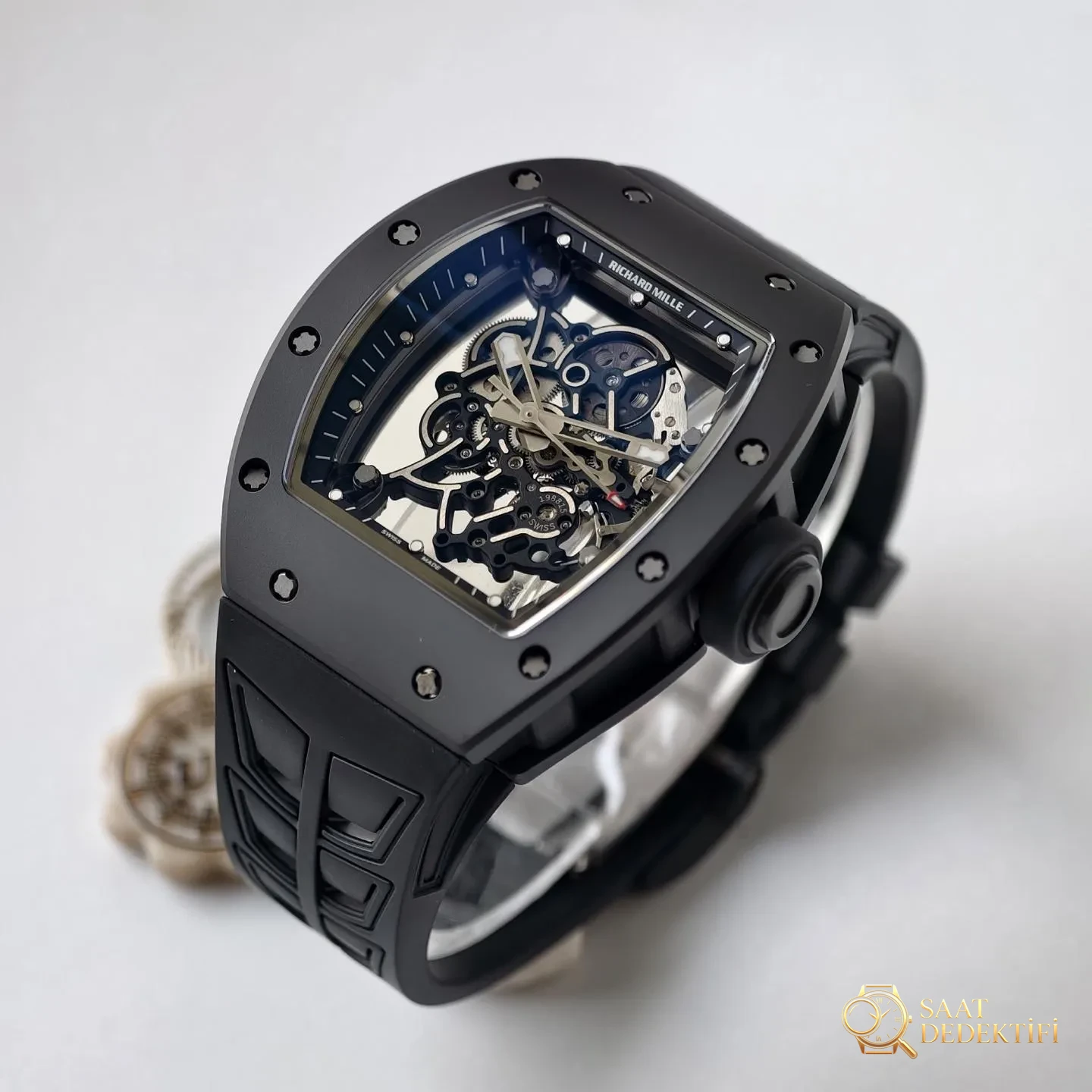 UMI Modifikasyon Atölyesi · Üst düzey özel yapımın zirvesi, piyasanın en donanımlı versiyonu - Richard Mille RM055/RM061 üst düzey efsane model - Fosfor ve Super-LumiNova Gece Görünümü