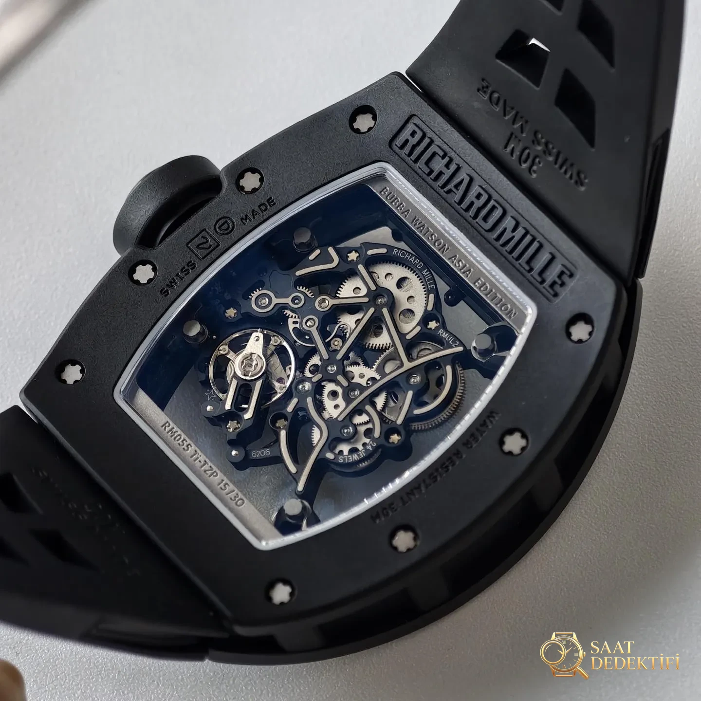 UMI Modifikasyon Atölyesi · Üst düzey özel yapımın zirvesi, piyasanın en donanımlı versiyonu - Richard Mille RM055/RM061 üst düzey efsane model - Kronograf Düğmeleri ve Basış Hissiyatı