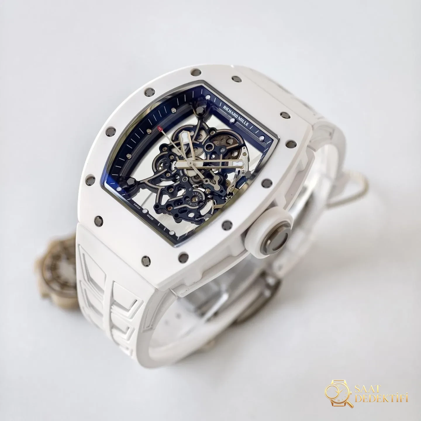 UMI Modifikasyon Atölyesi · Üst düzey özel yapımın zirvesi, piyasanın en donanımlı versiyonu - Richard Mille RM055/RM061 üst düzey efsane model - Bezel Tıklama Hissi ve Numara Dolguları