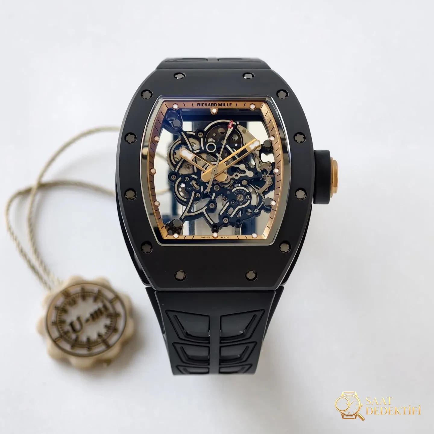 UMI Modifikasyon Atölyesi · Üst düzey özel yapımın zirvesi, piyasanın en donanımlı versiyonu - Richard Mille RM055/RM061 üst düzey efsane model - Kordon Bakla Esnekliği ve Pim Yuvaları