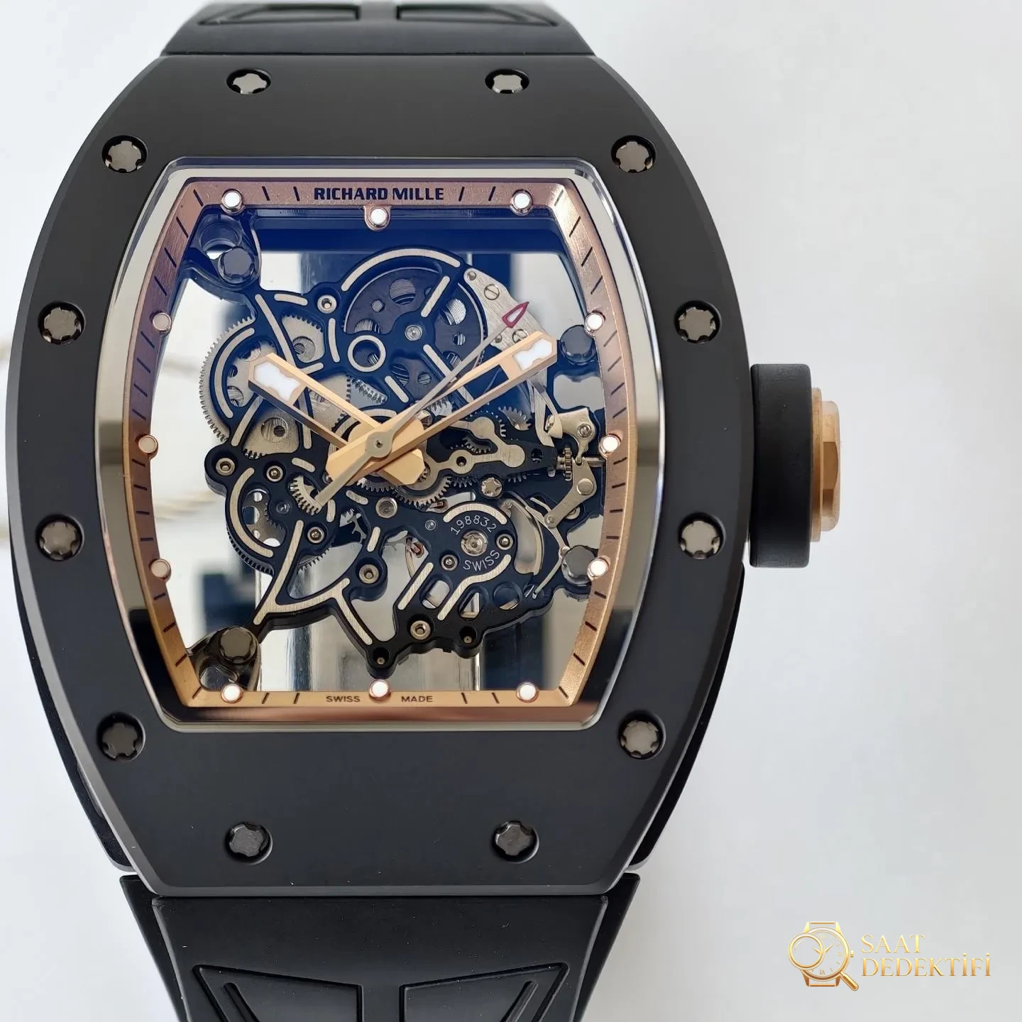UMI Modifikasyon Atölyesi · Üst düzey özel yapımın zirvesi, piyasanın en donanımlı versiyonu - Richard Mille RM055/RM061 üst düzey efsane model - Kurma Kolu Yivleri ve Tutuş Dokusu