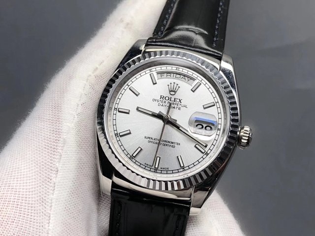 V3 Edition Replika Rolex Day-Date 118135/118138/118139, Clone ETA 2836-2 904L Paslanmaz Çelik Kasa — 3. fotoğraf