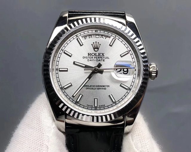 V3 Edition Replika Rolex Day-Date 118135/118138/118139, Clone ETA 2836-2 904L Paslanmaz Çelik Kasa — 6. fotoğraf