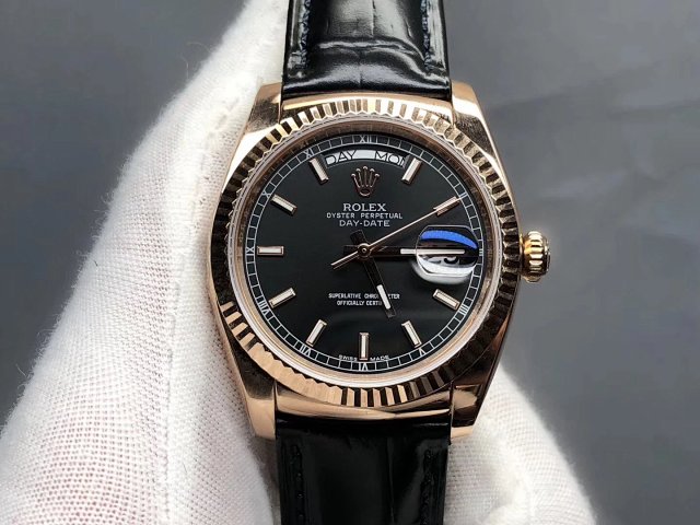 V3 Edition Replika Rolex Day-Date 118135/118138/118139, Clone ETA 2836-2 904L Paslanmaz Çelik Kasa — 10. fotoğraf