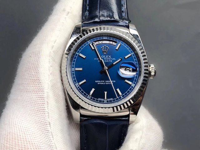 V3 Edition Replika Rolex Day-Date 118135/118138/118139, Clone ETA 2836-2 904L Paslanmaz Çelik Kasa — 11. fotoğraf