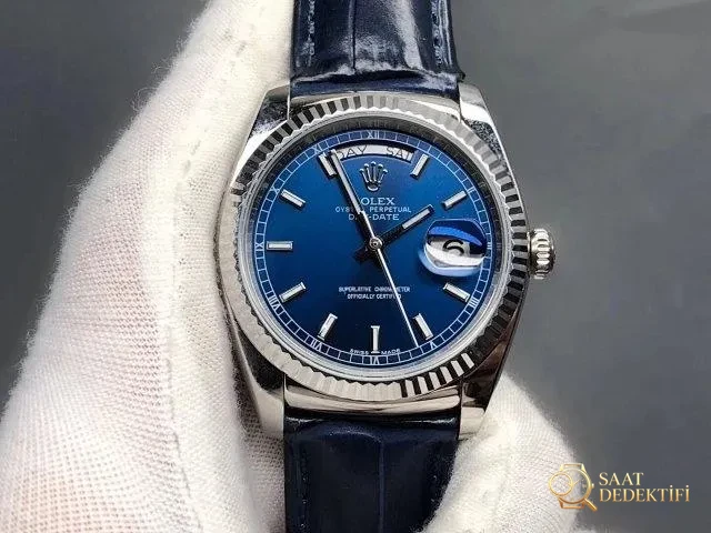 V3 Edition Replika Rolex Day-Date 118135/118138/118139, Clone ETA 2836-2 904L Paslanmaz Çelik Kasa - Yan Profil ve Kordon Bağlantısı