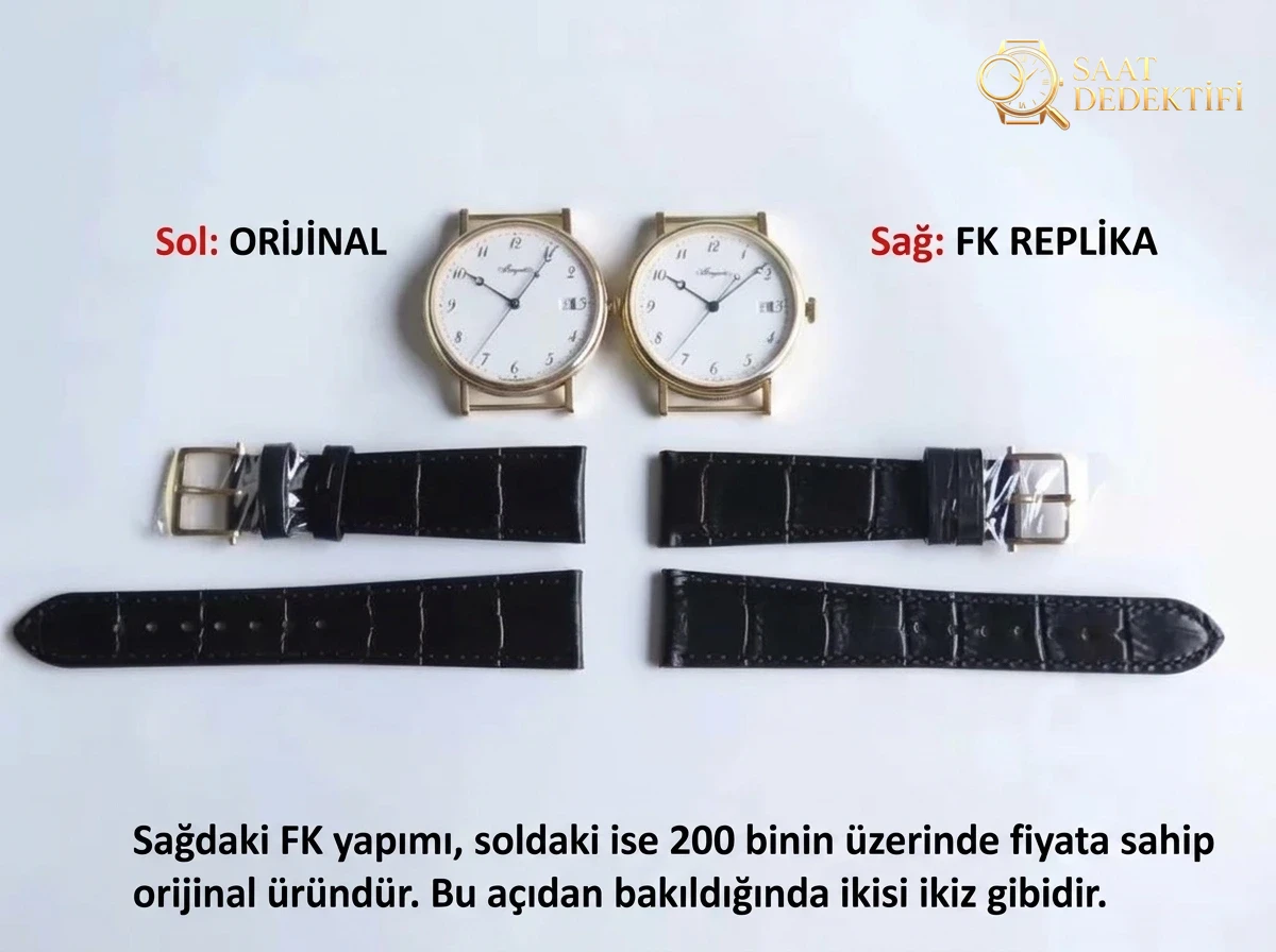 V3 Version FK Factory Breguet Classique 5177BA replica watch: Real-replica comparison, original review and what has been improved? - Clip Lock and Laser Stamps