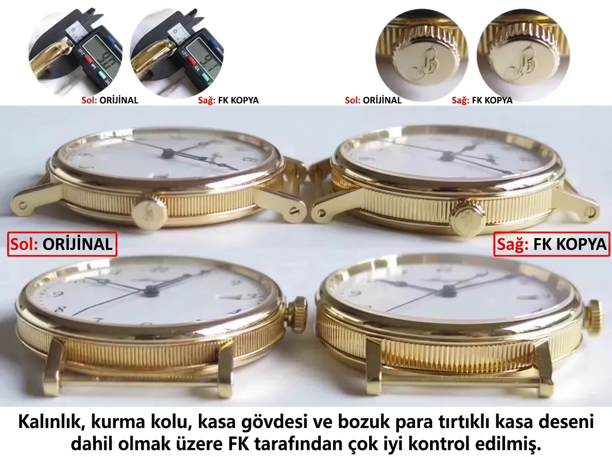V3 Version FK Factory Breguet Classique 5177BA replica watch: Real-replica comparison, original review and what has been improved? - Mechanism Mainspring and Balance Detail