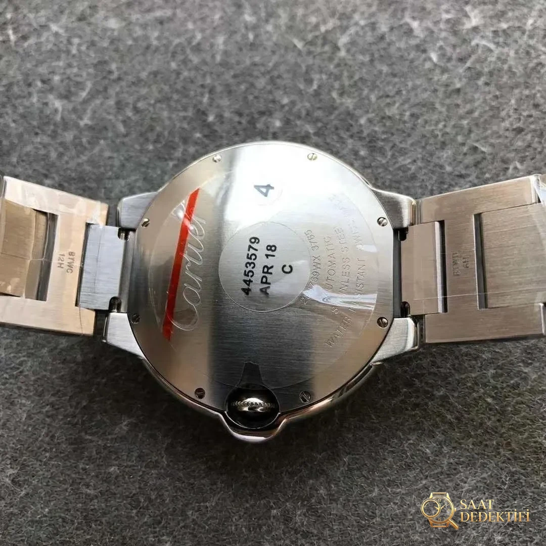 Cartier Ballon Bleu Kasa Arkası