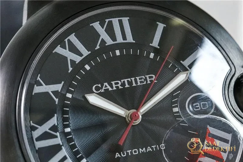 V6 Factory Cartier Ballon Bleu Black Knight Saat İncelemesi - Kasa Profili ve Kurma Kolu İncelemesi