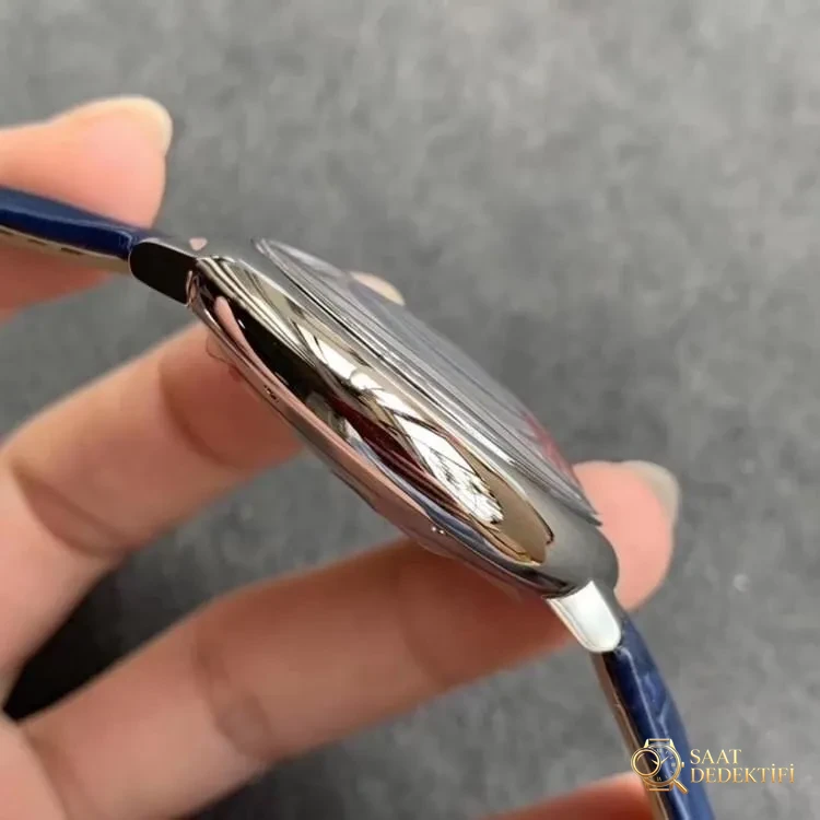V6 Factory Cartier Ballon Bleu büyük boy 42 mm mavi kadran Seagull 2824 mekanizmalı replika mekanik saat incelemesi - Mekanizma Zemberek ve Balans Detayı