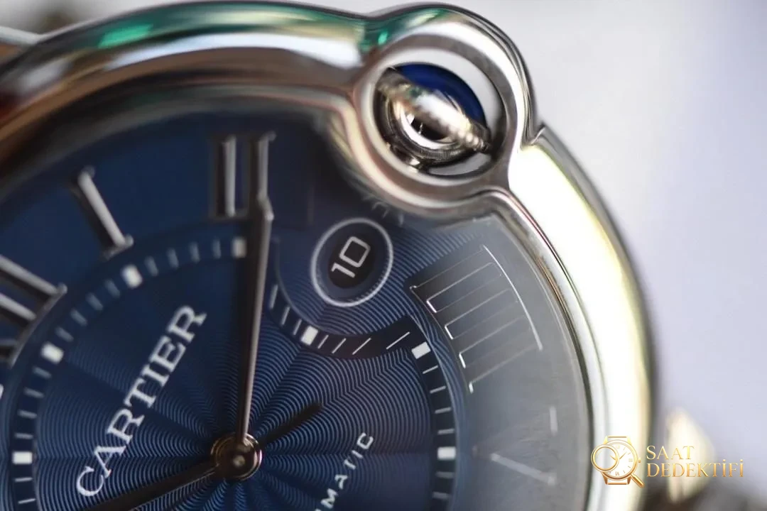 V6 Factory Cartier Ballon Bleu büyük boy 42 mm mavi kadran Seagull 2824 mekanizmalı replika mekanik saat incelemesi - Genel Açı ve Estetik Duruş