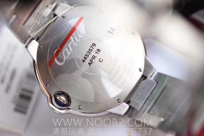 V6 Factory Cartier Ballon Bleu büyük boy 42 mm mavi kadran Seagull 2824 mekanizmalı replika mekanik saat incelemesi — 17. fotoğraf