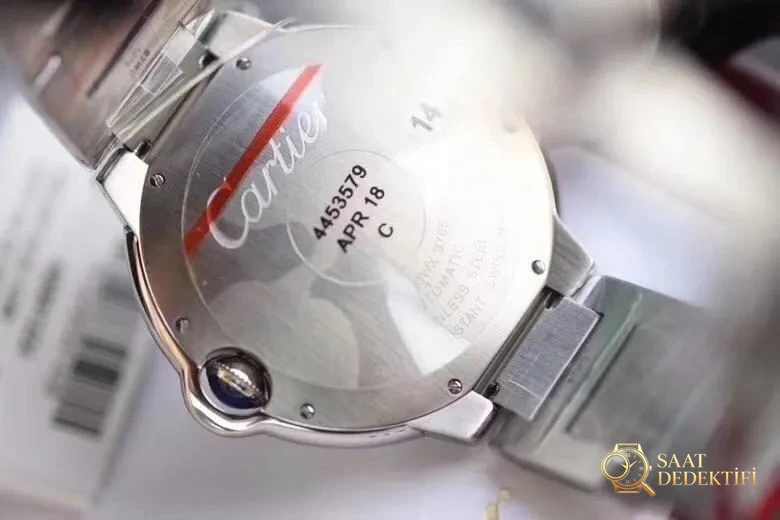 V6 Factory Cartier Ballon Bleu büyük boy 42 mm mavi kadran Seagull 2824 mekanizmalı replika mekanik saat incelemesi - Kadran İbreleri ve Saniye Akışı