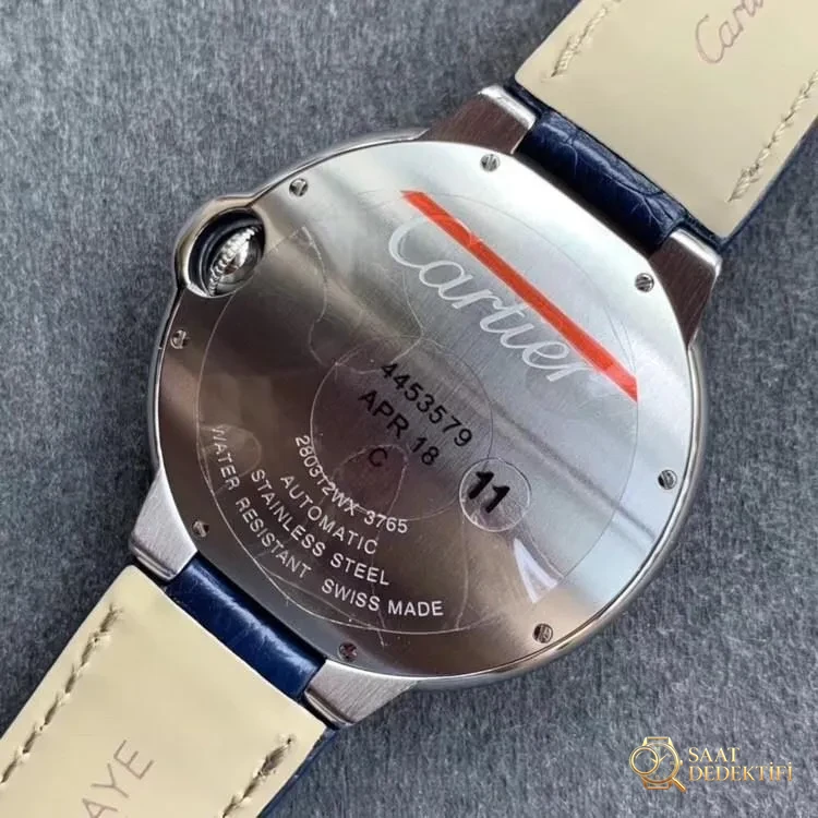 V6 Factory Cartier Ballon Bleu büyük boy 42 mm mavi kadran Seagull 2824 mekanizmalı replika mekanik saat incelemesi - Cam Yansıma Önleyici (AR) Kaplama