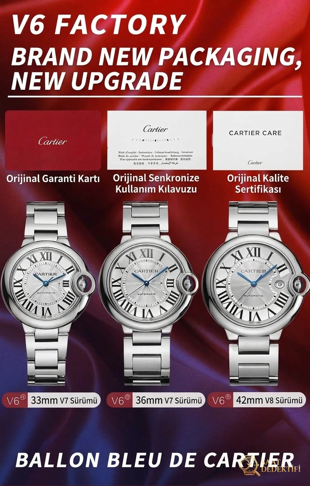 Cartier Ballon Bleu İncelemesi - Ön Görünüm ve Kasa Tasarımı