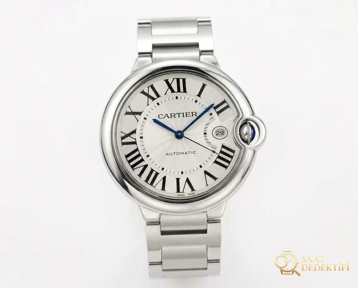 V6 Factory Cartier Ballon Bleu V8 versiyonu güncellemesi: 2020 en yeni paket malzemeleri - Kadran Detayı ve Bezel İşçiliği