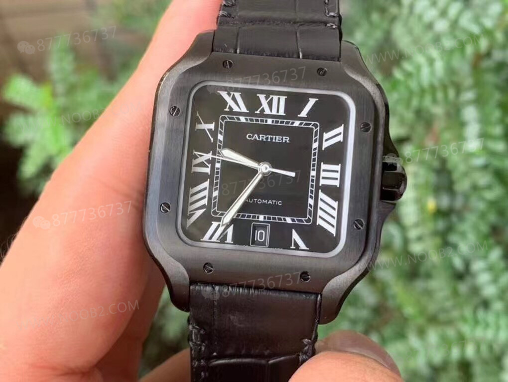 V6 Factory Cartier Santos İkinci Nesil Black Knight'ın Kalitesi Nasıl? — 2. fotoğraf