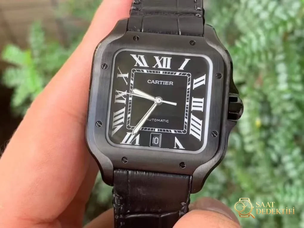 V6 Factory Cartier Santos İkinci Nesil Black Knight