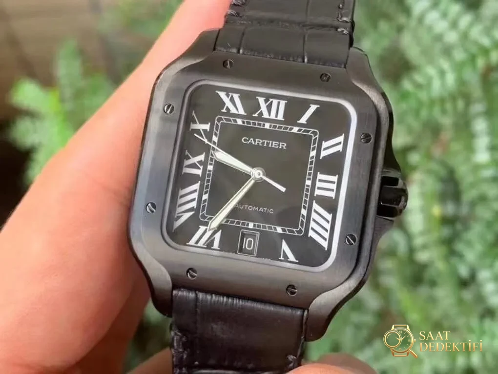 V6 Factory Cartier Santos İkinci Nesil Black Knight
