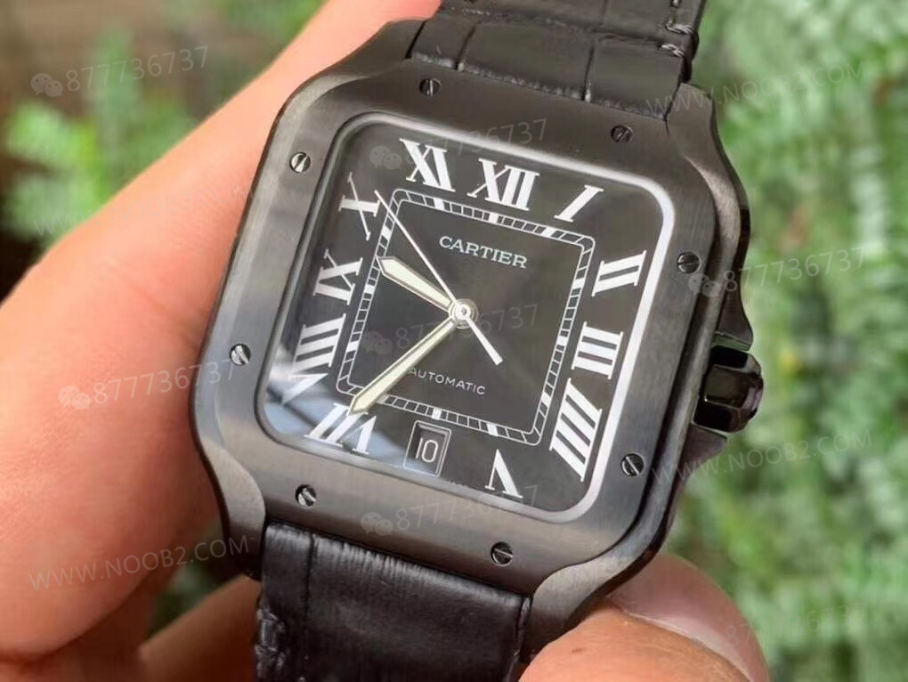 V6 Factory Cartier Santos İkinci Nesil Black Knight'ın Kalitesi Nasıl? — 4. fotoğraf