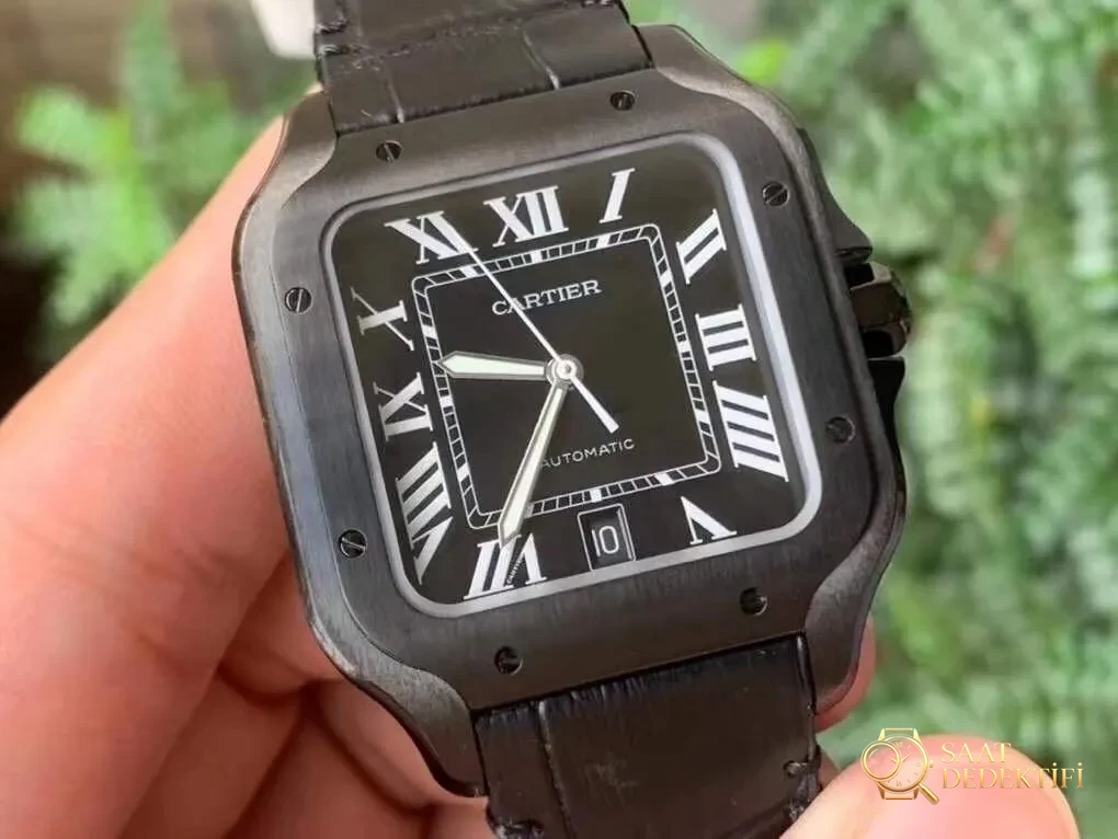 V6 Factory Cartier Santos İkinci Nesil Black Knight
