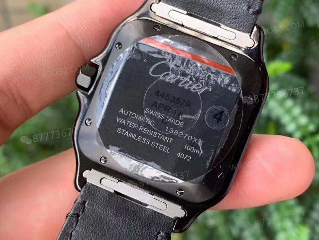 V6 Factory Cartier Santos İkinci Nesil Black Knight'ın Kalitesi Nasıl? — 6. fotoğraf