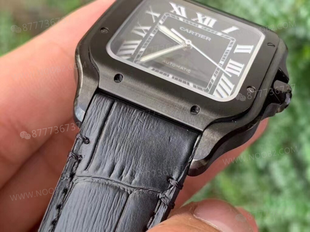 V6 Factory Cartier Santos İkinci Nesil Black Knight'ın Kalitesi Nasıl? — 7. fotoğraf